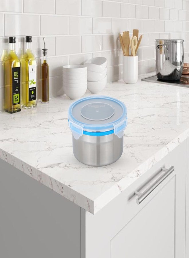 Steellock SL-1302 Airtight Storage/Food Lock Steel Containers (Multicolor, 500 ml) - Image 2