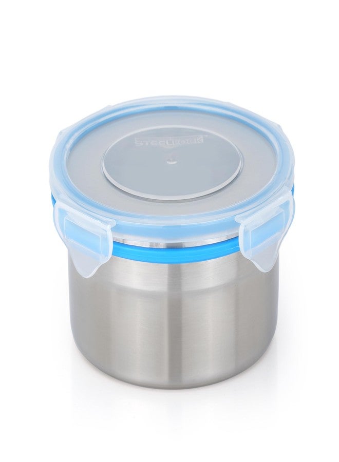 Steellock SL-1302 Airtight Storage/Food Lock Steel Containers (Multicolor, 500 ml) - Image 1