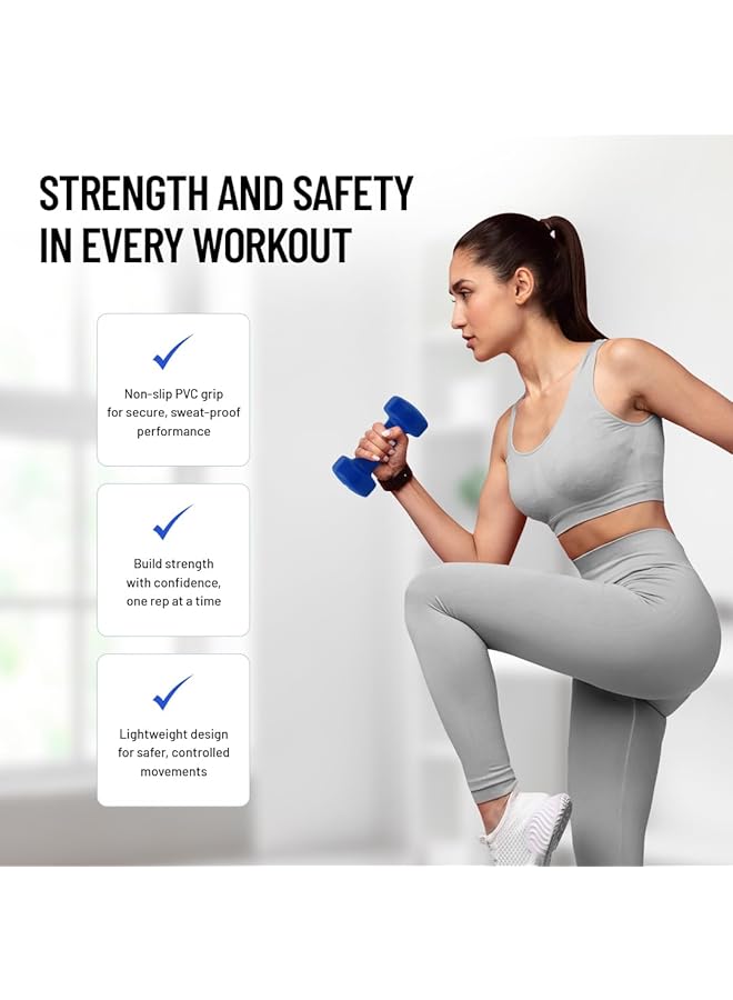 AXOX Fitness Neoprene Dumbbell 3KG - Image 4