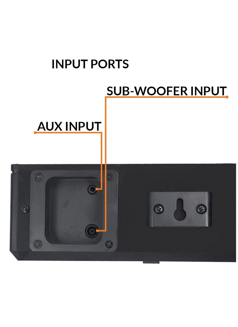 Faster - FASTER XB6000 Wired Bluetooth SoundBar with SubWoofer 60W - Image 1