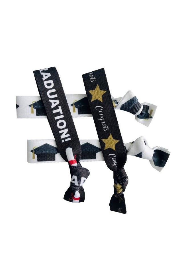 Sportigift 8 Piece Graduation Gift Hair Elastic Set - Cap, Decorations, Party Favors, Hair Ties, Gift for Girls, Accessories for Graduates, Preschool, Elementary, Jr. High School Graduation, BA, Nursing  - Image 2