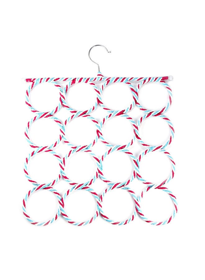 NIBEMINENT 16-Slot Hanger White/Pink/Green 46x36.5centimeter - Image 1