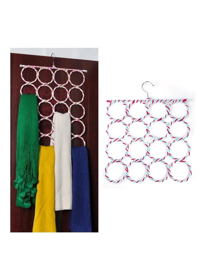 NIBEMINENT 16-Slot Hanger White/Pink/Green 46x36.5centimeter - Image 5