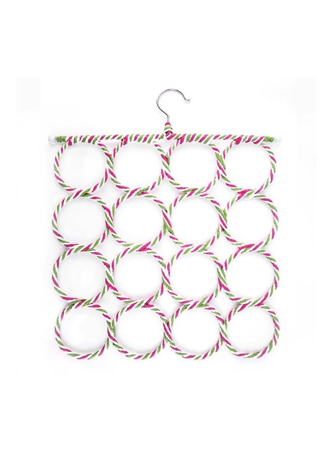 NIBEMINENT 16-Slot Hanger White/Pink/Green 46x36.5centimeter - Image 2