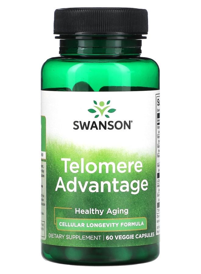 SWANSON Telomere Advantage 60 Veggie Capsules - Image 1