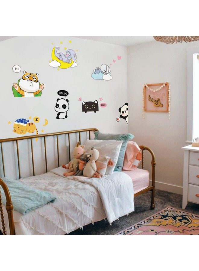 DEKOSH Wall Decals For Living Room ; Set Of 10 Cute & Colorful Wall Stickers For Bedroom Kids Playroom & Baby Nursery - Image 4
