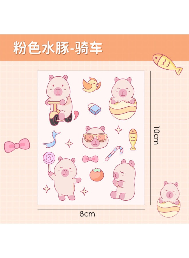 HELPS Creative Cartoon Stickers For Students Cute Pet Waterproof Self-adhesive Diy Handbook Stickers Water Cup Mobile Phone Case Decorative Stickers - Image 1