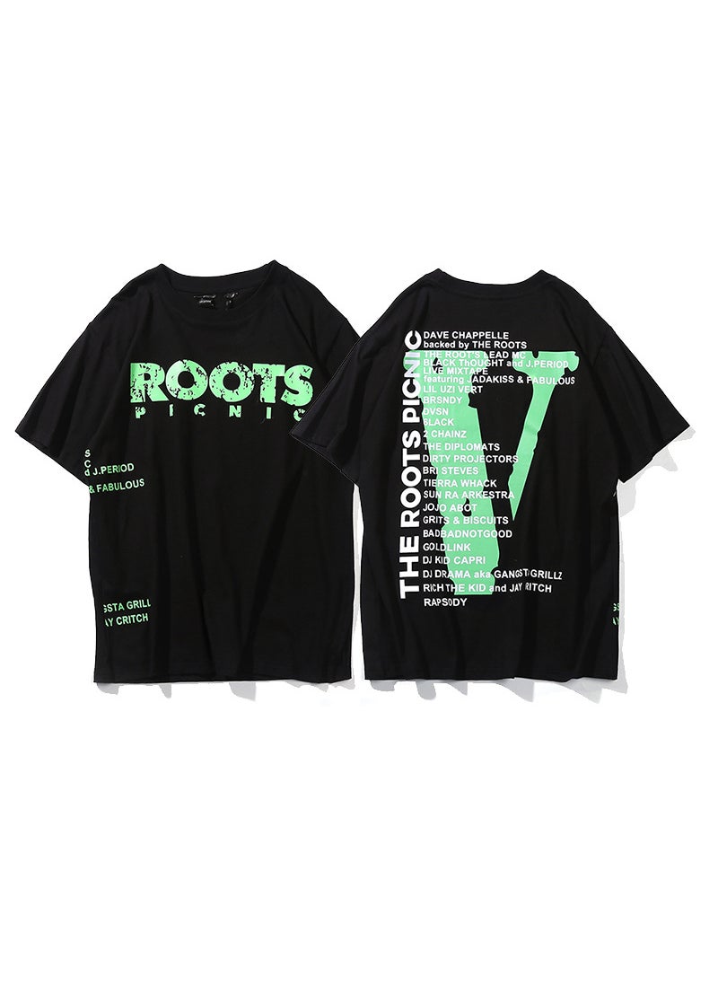 Generic - VLONE FOG Reflective Mosaic Tee Unisex 634 Black - Image 1