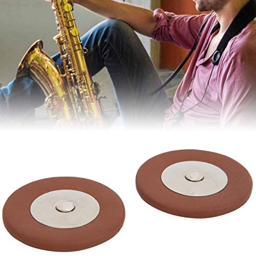 JULYKAI Tenor Sax Pad Kit, Professional Brown 26pcs 9mm to 52mmMulti Size Multi Size Sax Leather Pads, for Tenor Saxophone Old Part Replacement - Image 4