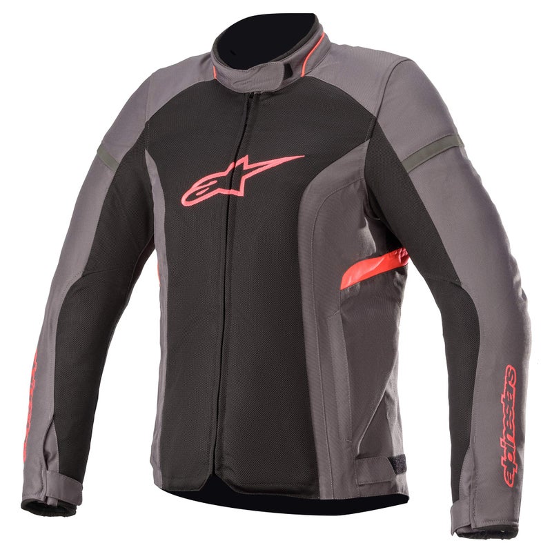 Alpinestars Stella T-Kira V2 Air Women's Street Motorcycle Jackets - Tar Gray/Black/Diva Pink/X-Large - Image 2
