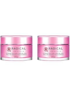 Radical Skincare Radical Skincare Express Delivery Facial Enzyme Peel Mask Cleanser Exfoliator  Reveal Smooth Supple Polished Skin In Minutes  Paraben  Cruelty Free  Clinically Proven Results 17 oz 2 Pack 
