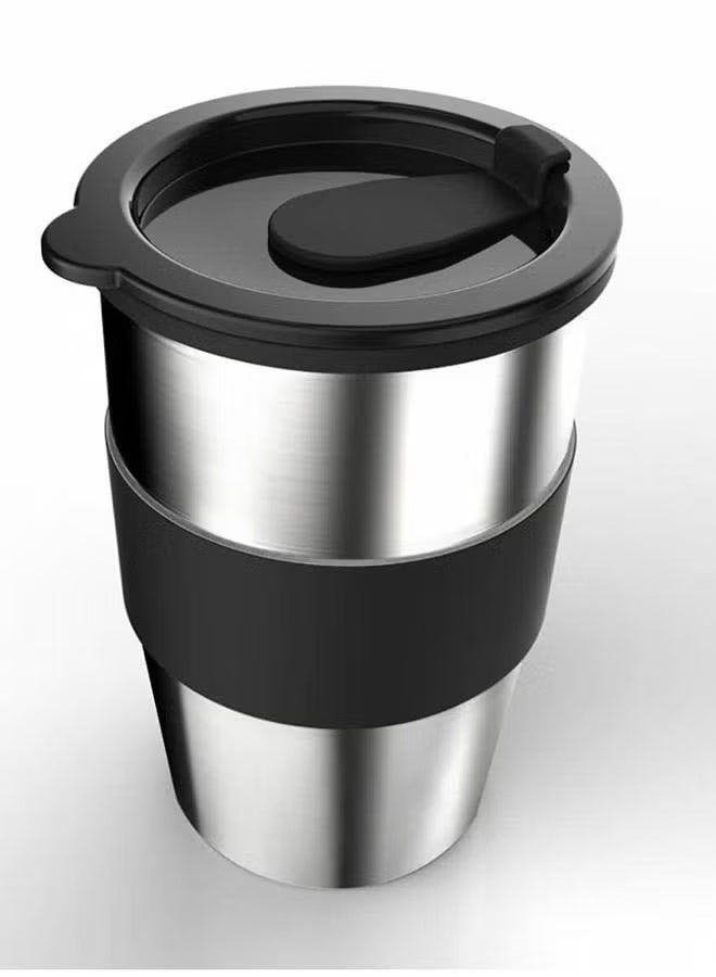 سوناي ماكينة قهوة سوناي مع كوب سفر، 460 وات، لون أسود/فضي – SH-1211 - Image 5