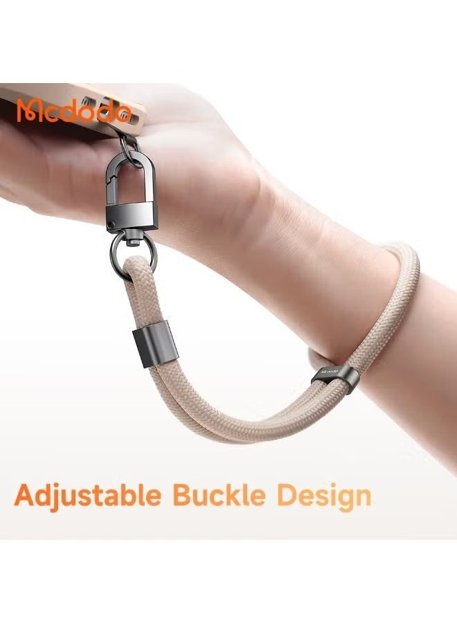 Mcdodo Universal Detachable Phone Lanyard Strap Compatible with All Phone Cases Drop Proof Nylon Braided Cord with Zinc Alloy Clip Adjustable Lightweight Anti Drop Neck Strap for Mobile Phones - Image 2