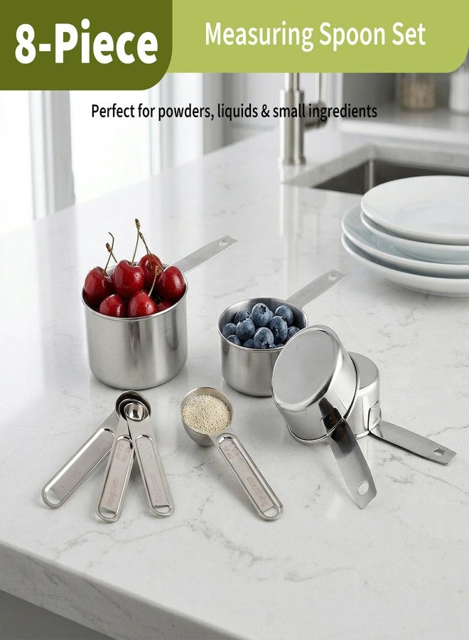 Piszvbej Measuring Tools and Scales, 8 PCS Measuring Cups and Spoons Set, Kitchen Food Scale with Tare Function, Digital Grams and Ounces, Retractable Dual Sided Tape Measure, Ideal for Baking and Cooking - Image 4