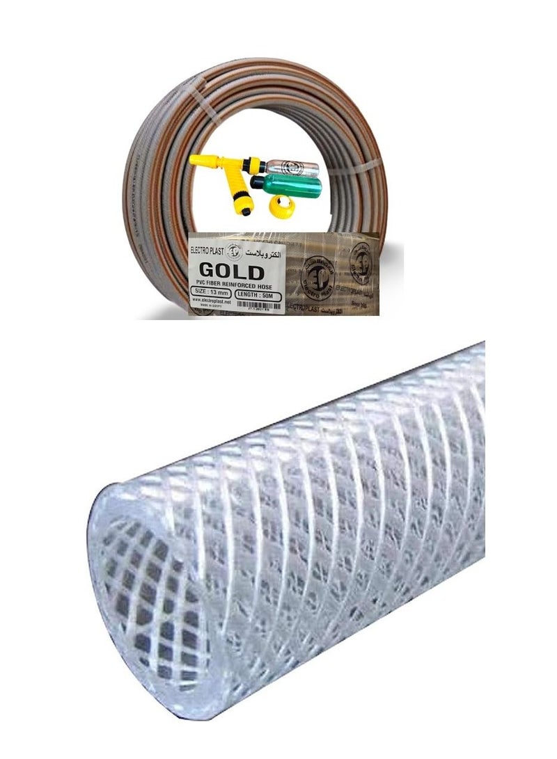 52 25 meter gold water hose with heavy duty threads. The first hose in Egypt - Image 2