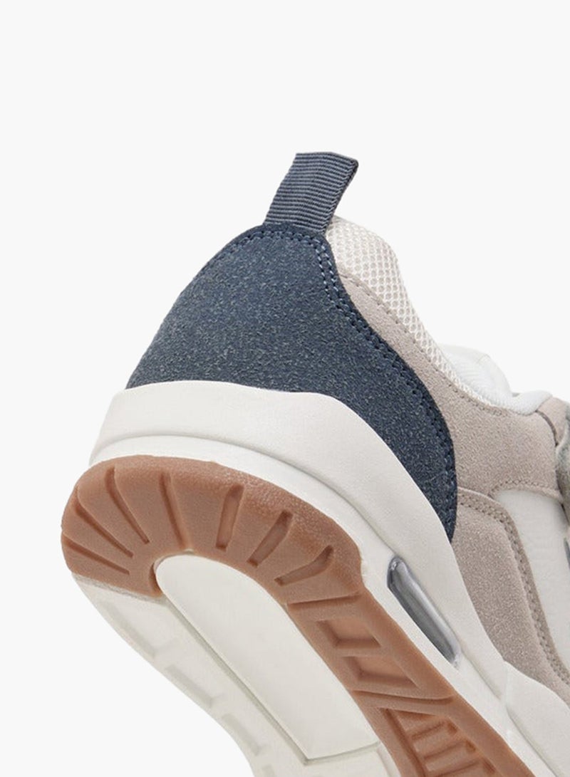 Dash Boys Panelled Sports Shoes with Hook and Loop Closure - Image 5