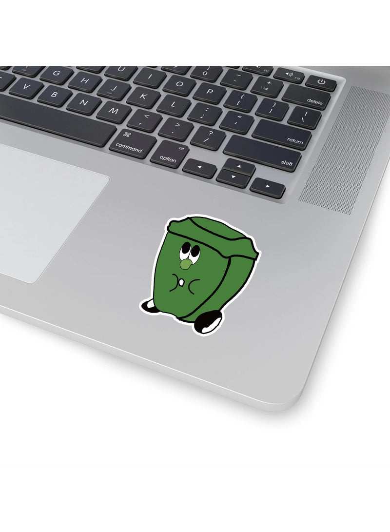 قوس قزح أورينبو 50 قطعة من ملصقات سلة المهملات الكرتونية المصنوعة من مادة البولي فينيل كلوريد المقاومة للماء، ملصقات عصرية لطيفة للمراهقين والأطفال والبالغين، مجموعة ملصقات ملونة لأجهزة الكمبيوتر المحمول والهاتف ولوح التزلج والأمتعة وزجاجة المياه - Image 2