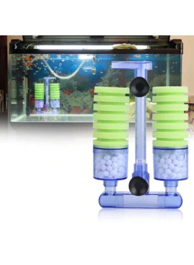 XINYOU Aquarium XY-2882 Double Sponge Filter Biochemical Low Noise Filtration Pump Tool - Image 1