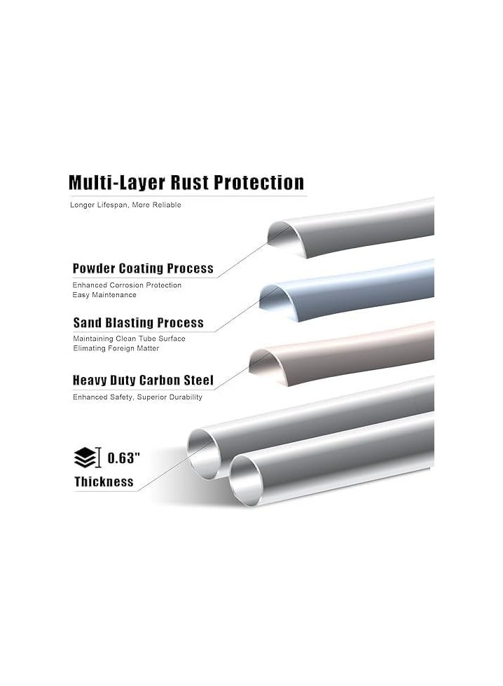 Lightweight Foldable Ladder – Anti-Slip Multi-Position Ladder, Heavy Duty & Sturdy, Compact Design for Home, Kitchen, Pantry, and Office Use, High Capacity - Image 3