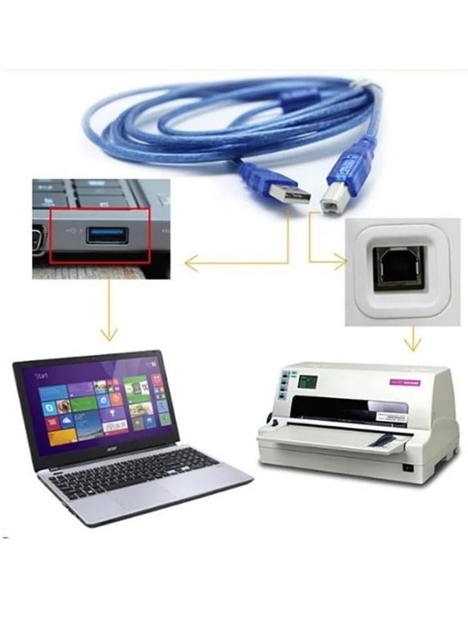 Taimi Printer Data Cable High Speed ​​USB Cable for Connecting Computer to Printer 10 Meters  - Image 5