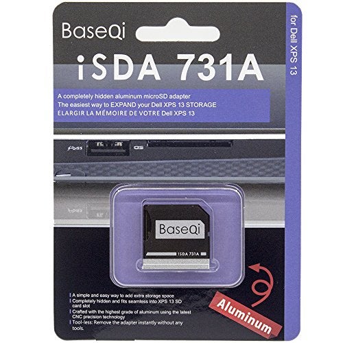BaseQi Aluminum microSD Adapter for Dell XPS 13" - Image 2