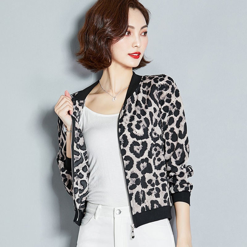 2024 Summer New Large Size Loose Fit Jacket Cardigan Top Short Jacket Trendy Printing Sun Protection Baseball Uniform For Women 2031# 