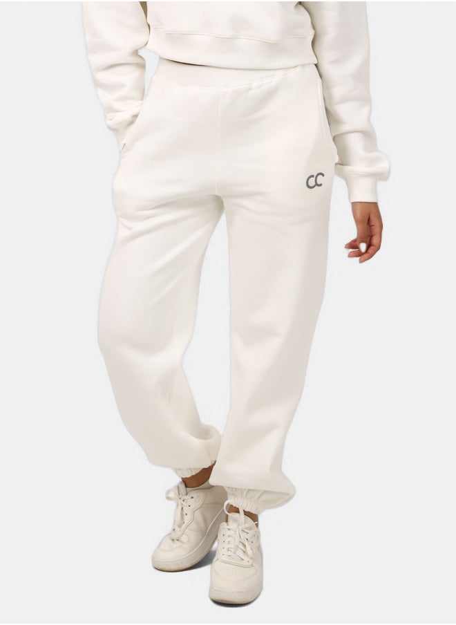 SHECHICK Shechick Iconic White Sweatpants  - Image 1