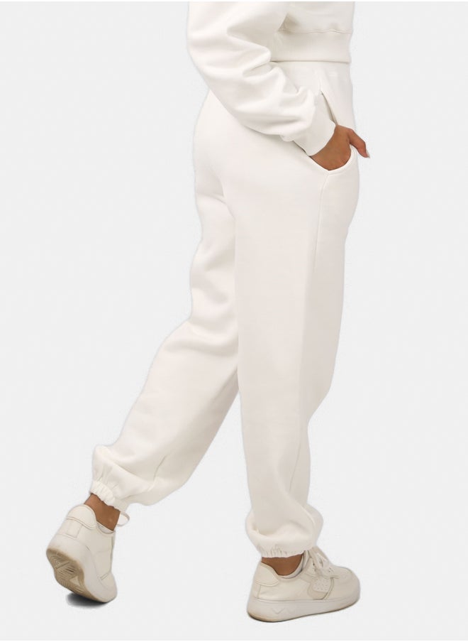 SHECHICK Shechick Iconic White Sweatpants  - Image 3