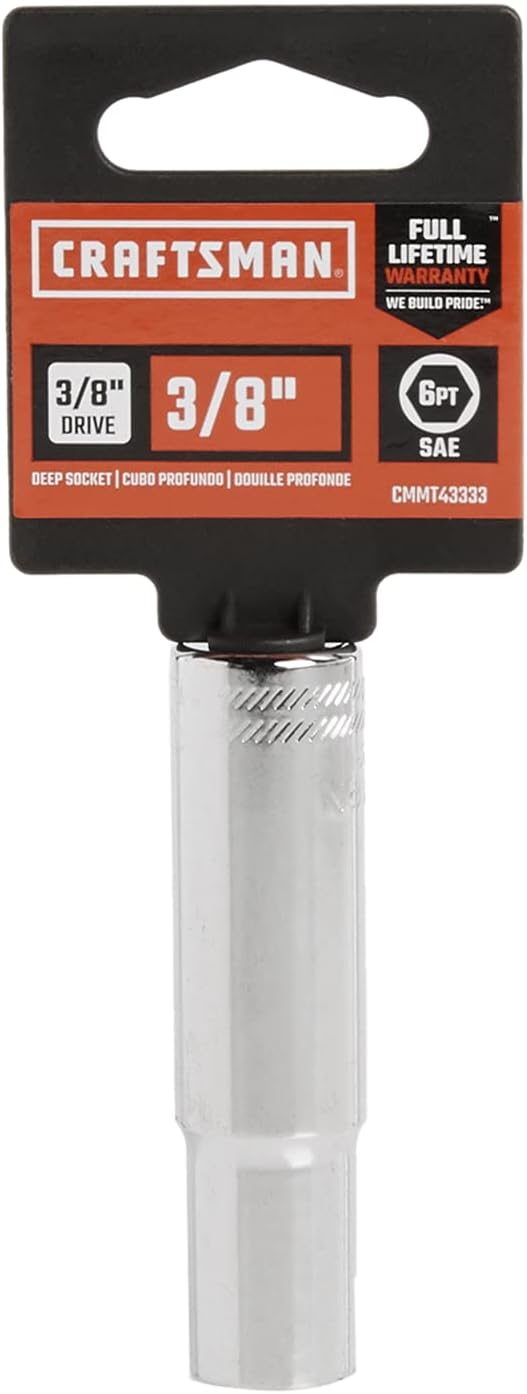 CRAFTSMAN CRAFTSMAN Deep Socket SAE 38Inch Drive 38Inch 6Point CMMT43333  - Image 2