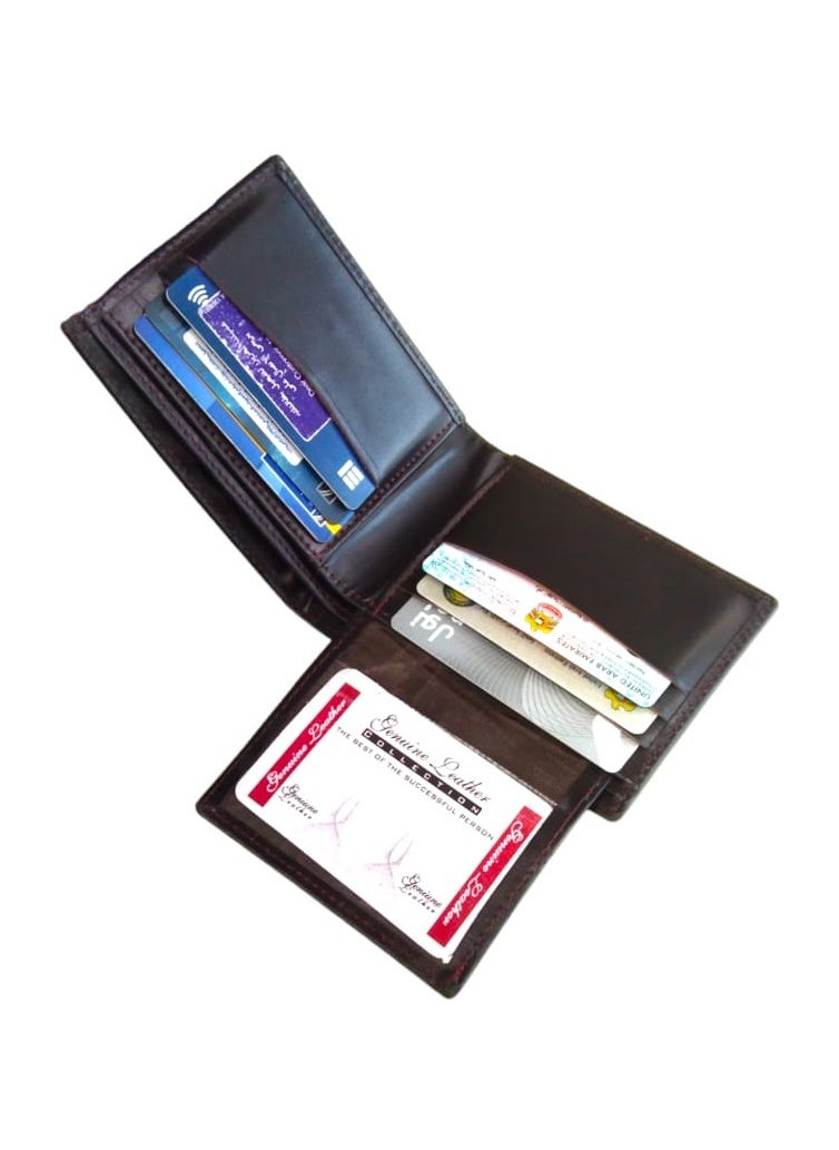 Genuine Leather Wallet For Men, Dark Brown Leather Bifold Men's Leather Wallet - pzsku/Z4BBAE50F72C88749C56FZ/45/_/1721827955/a9a5591a-4228-4f5e-9d5d-7a49a19f7d24