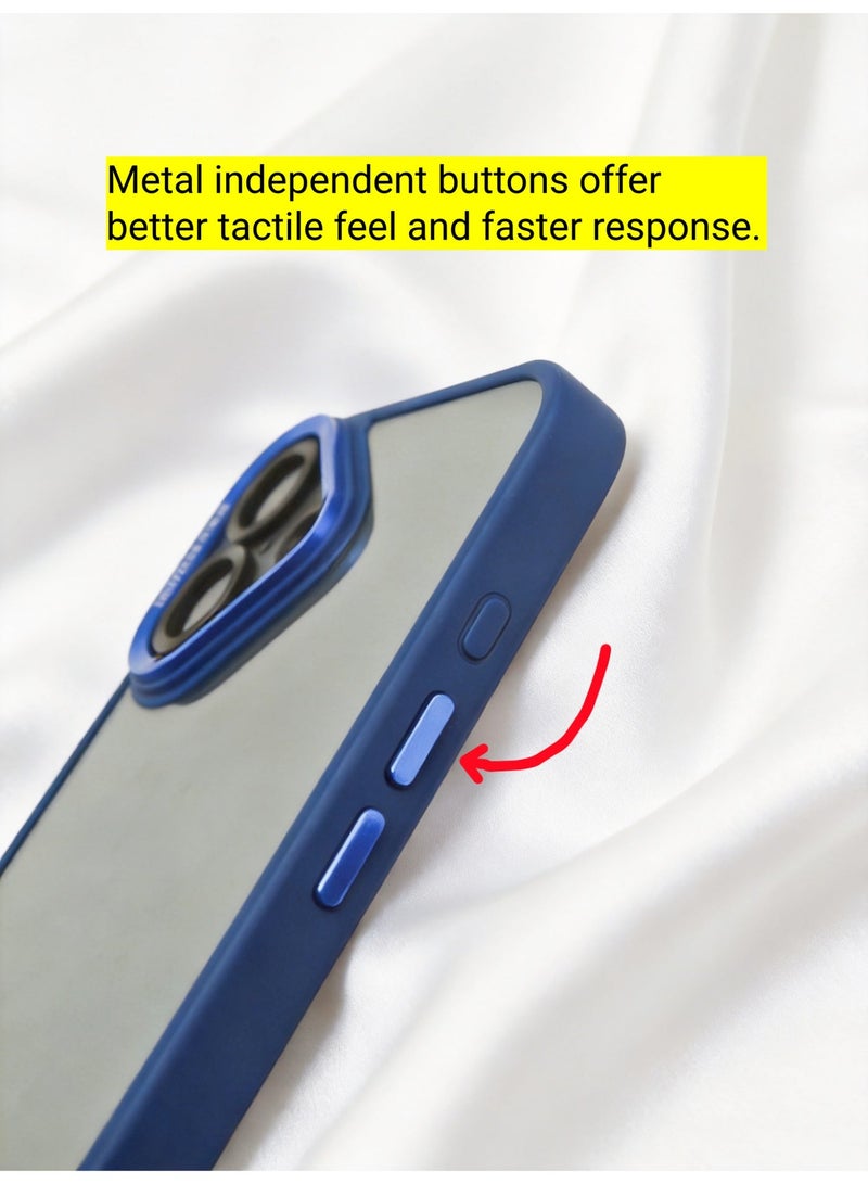 iPhone 17 Transparent Case with Aluminum Camera Lens Protection Frame - Image 4