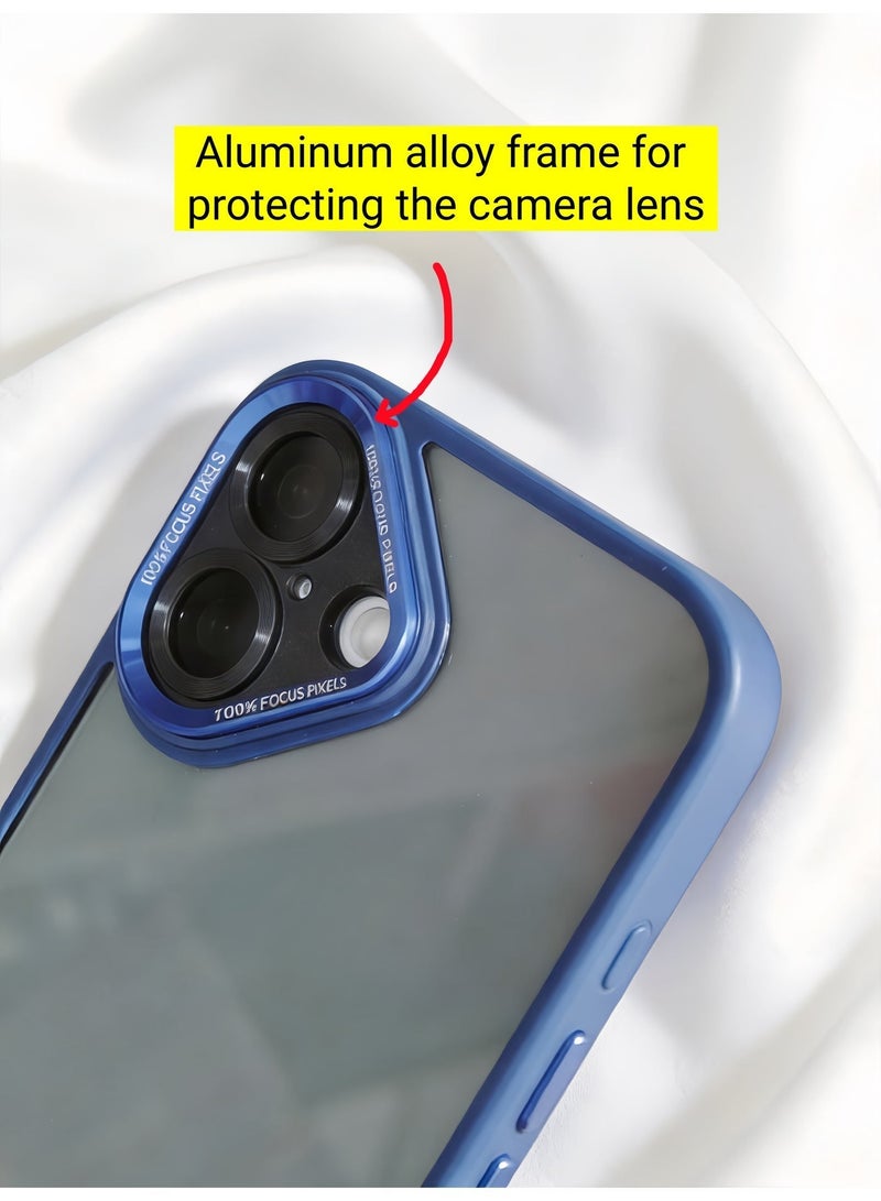 iPhone 17 Transparent Case with Aluminum Camera Lens Protection Frame - Image 3