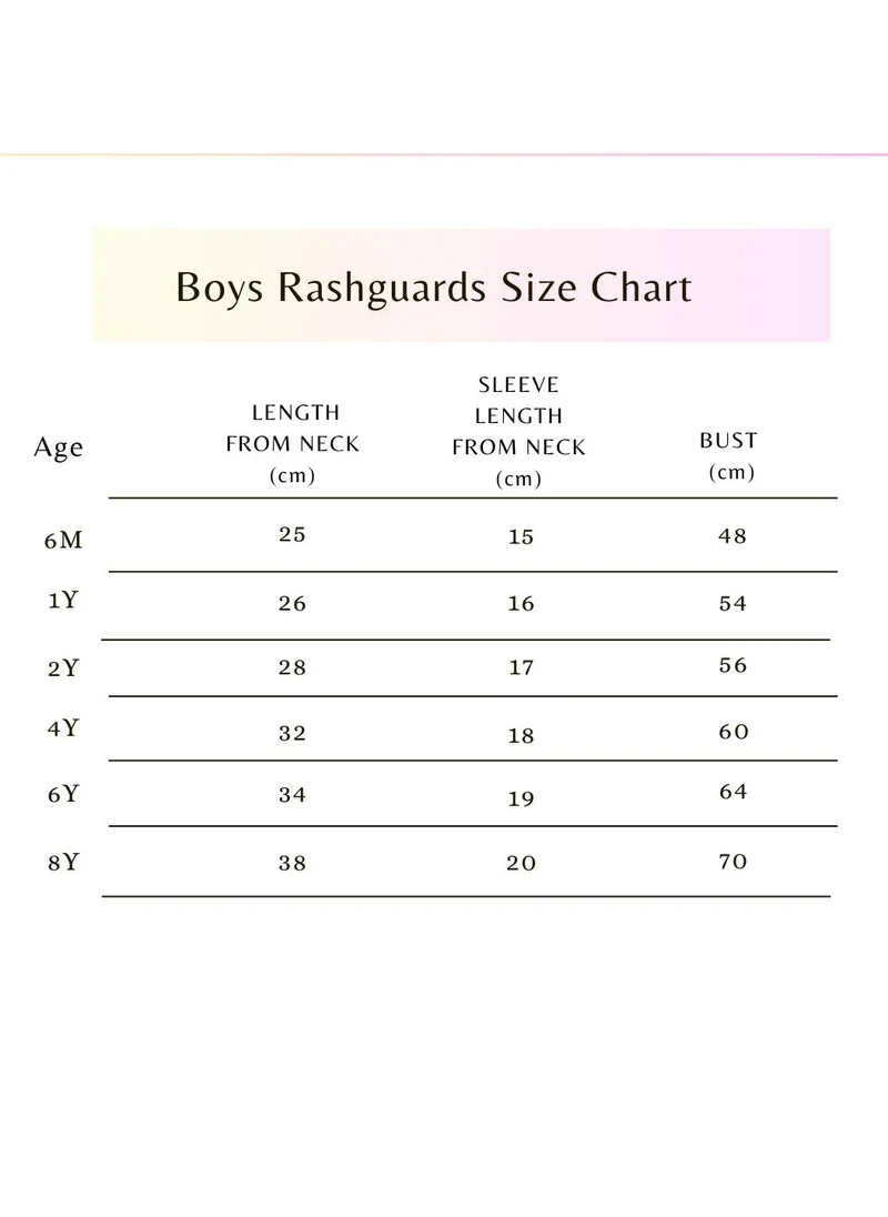 Pepla Blue Kids Rashguard - Swimwear Shirt