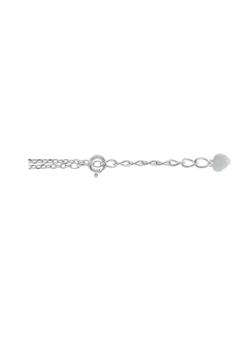 AK Jewels 925 SILVER CZ RHODIUM NECKLACE  - Image 3