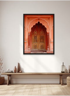 Art Decor Personalized Wall Art Customizable Indian Wooden Door Art Decor Durable Polymer Frames with Hooks for Bedroom Office Home Decoration and Gifting  - Image 2