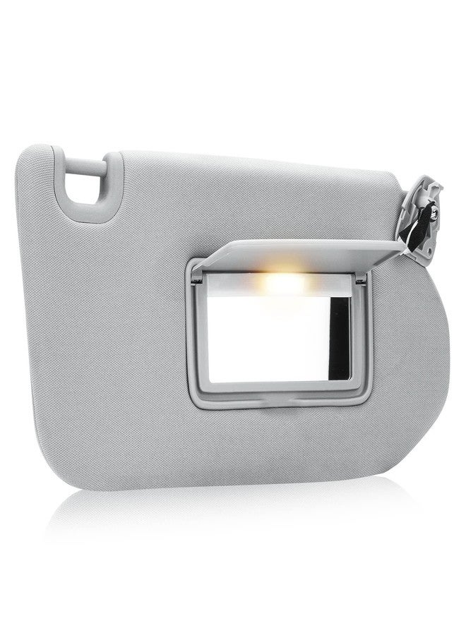 ILONPA Gray Passenger Right Side Sun Visor Replacement Compatible with Nissan Pathfinder 2013-2018, Infiniti QX60 2014-2017, Infiniti JX35 2013 Replace 96400-9PB0A - Image 1