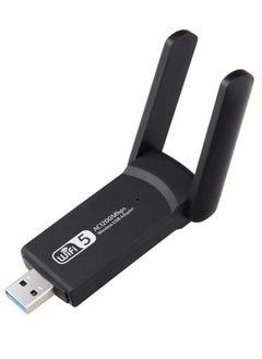 Wireless USB WiFi Adapter for PC, 1200Mbps Dual Band WiFi Dongle 2.4G/5G with USB 3.0, Wireless Network Adapter for Windows 11/10/8/7 and Mac OS X