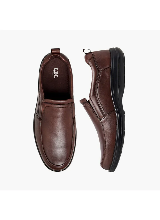 ال بي ال من شو اكسبرس Men Solid Slip-On Loafers