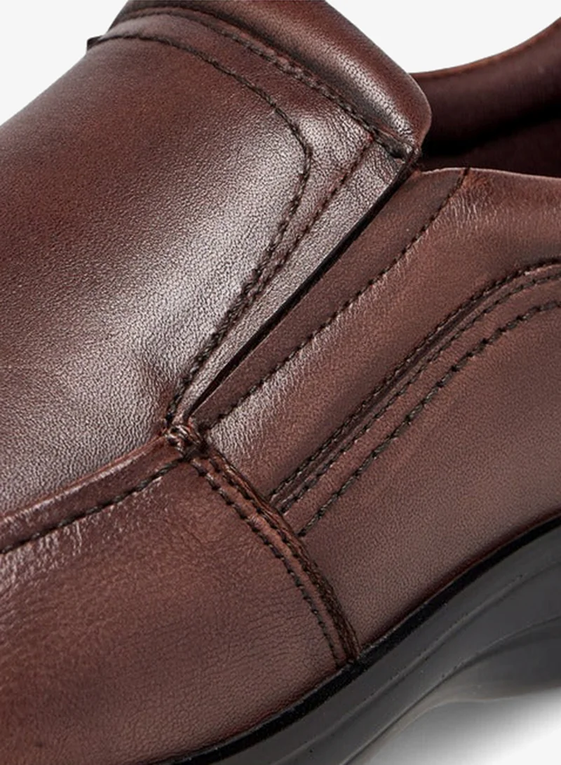 LBL by Shoexpress BROWN Solid Slip-On Loafers for Men | Best Price UAE