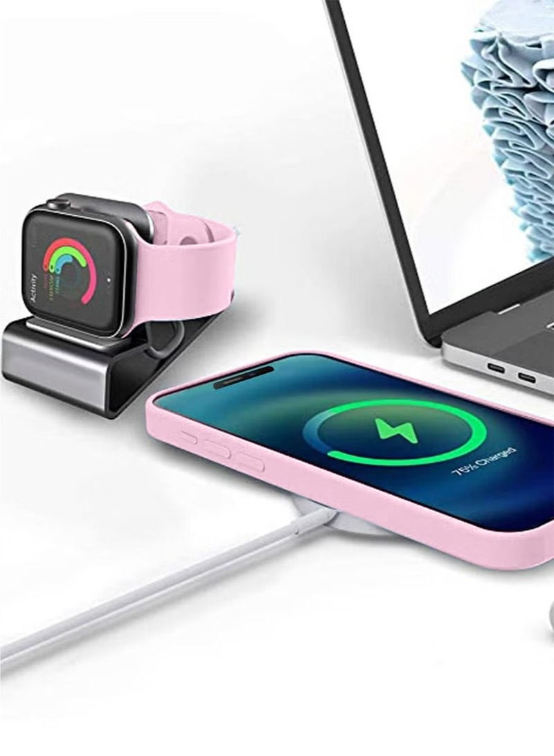 iPhone 15 Pro Max Mobile Case Cover with Soft Liquid Silicone Protection Anti-Scratch Shockproof Accessories Slim Protective Back Cover with Comfortable Hold Touch Feeling and Anti-fingerprint - Image 4