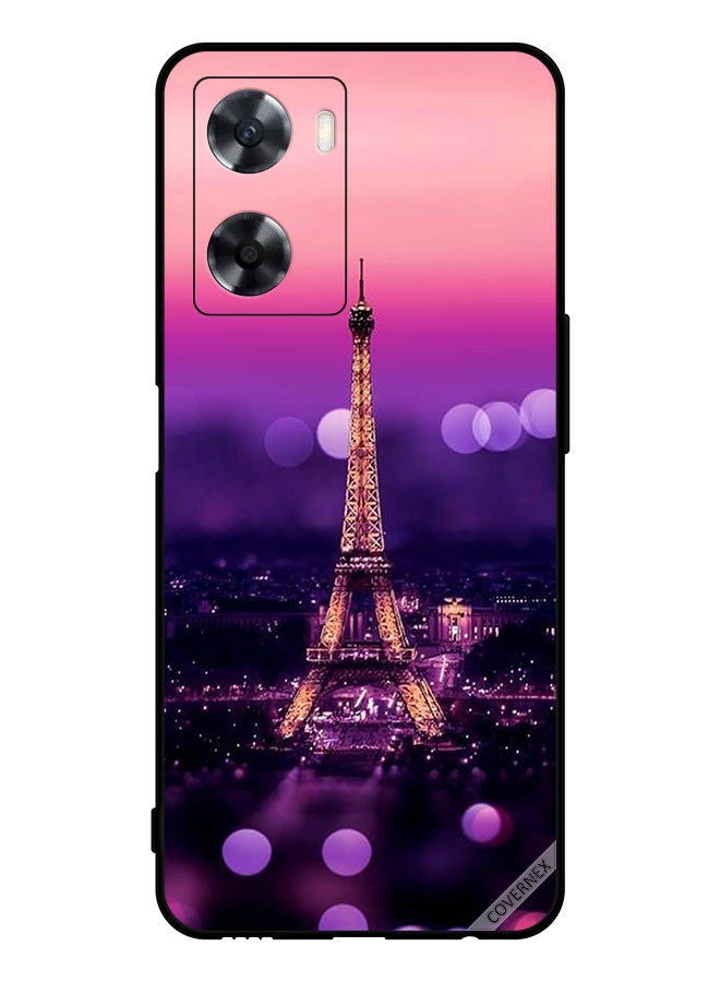 Covernex غطاء حماية لهاتف Oppo A77 4G برج إيفل - Image 1