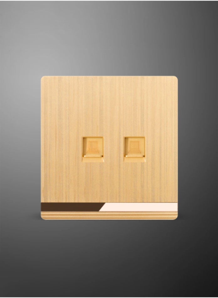 Vmax Dual Port Telephone & Ethernet Wall Socket, High-Speed Data & Voice Jack, Modern Design, Easy Installation - Image 5