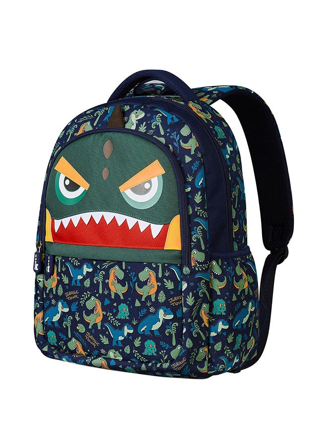 Nohoo Kids 16 Inch School Bag Dino - Green  - Image 1