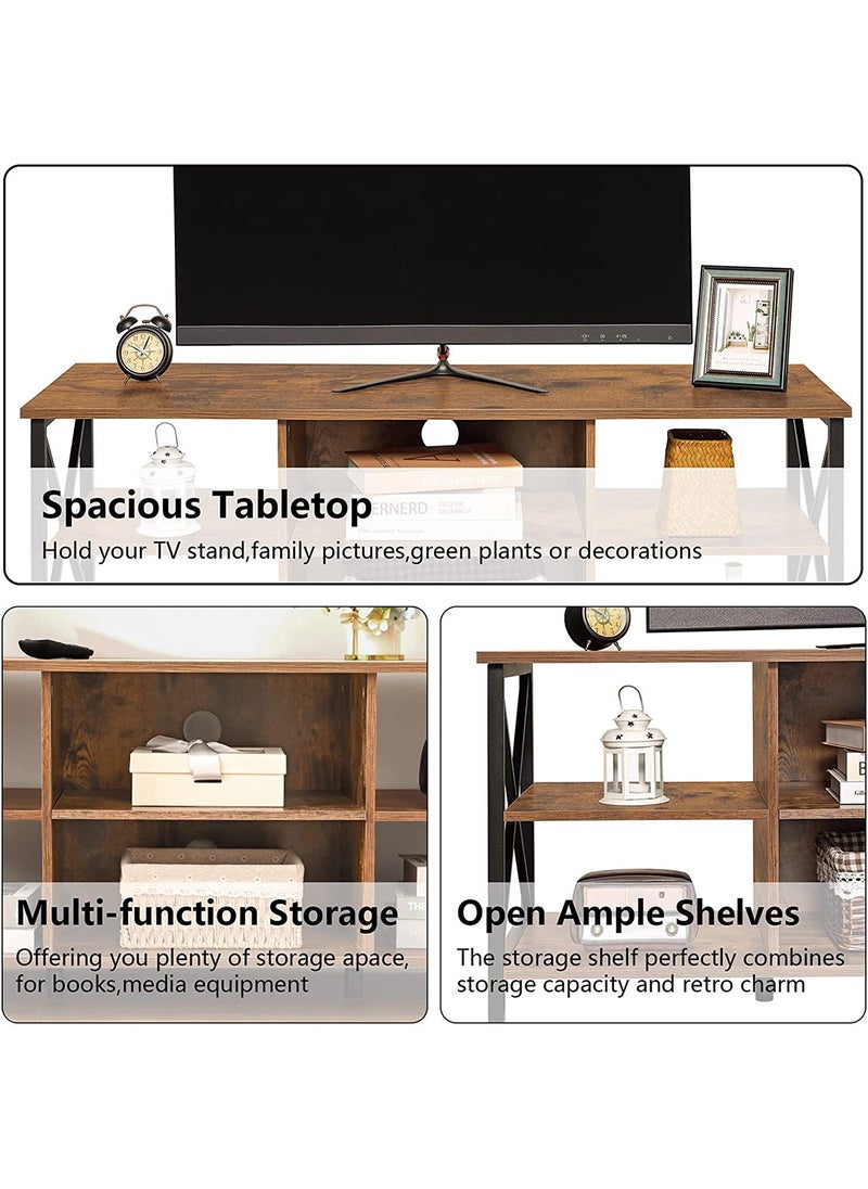 Sharpdo Living Room Home TV Cabinet with Multi-layer Storage and Strong Load-Bearing Capacity 105*37*46CM - Image 4