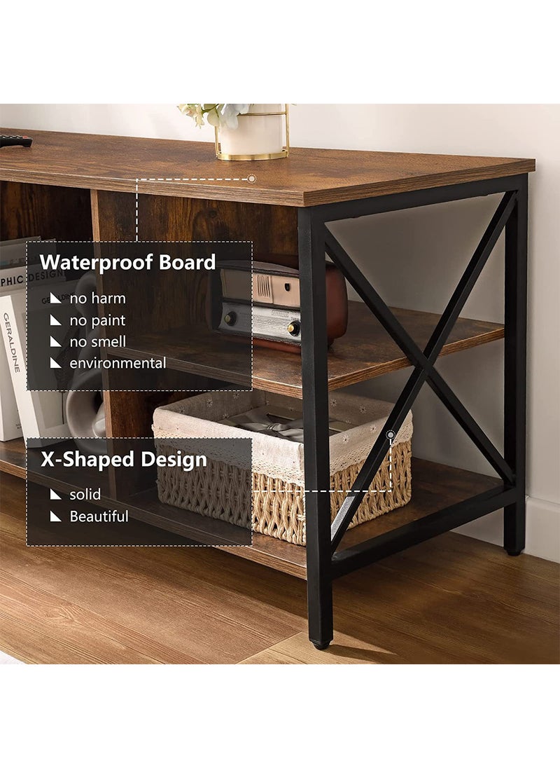 Sharpdo Living Room Home TV Cabinet with Multi-layer Storage and Strong Load-Bearing Capacity 105*37*46CM - Image 5