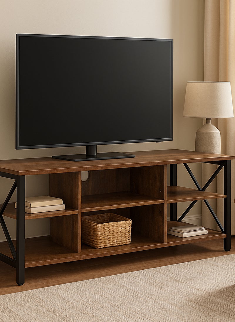 Sharpdo Living Room Home TV Cabinet with Multi-layer Storage and Strong Load-Bearing Capacity 105*37*46CM - Image 3
