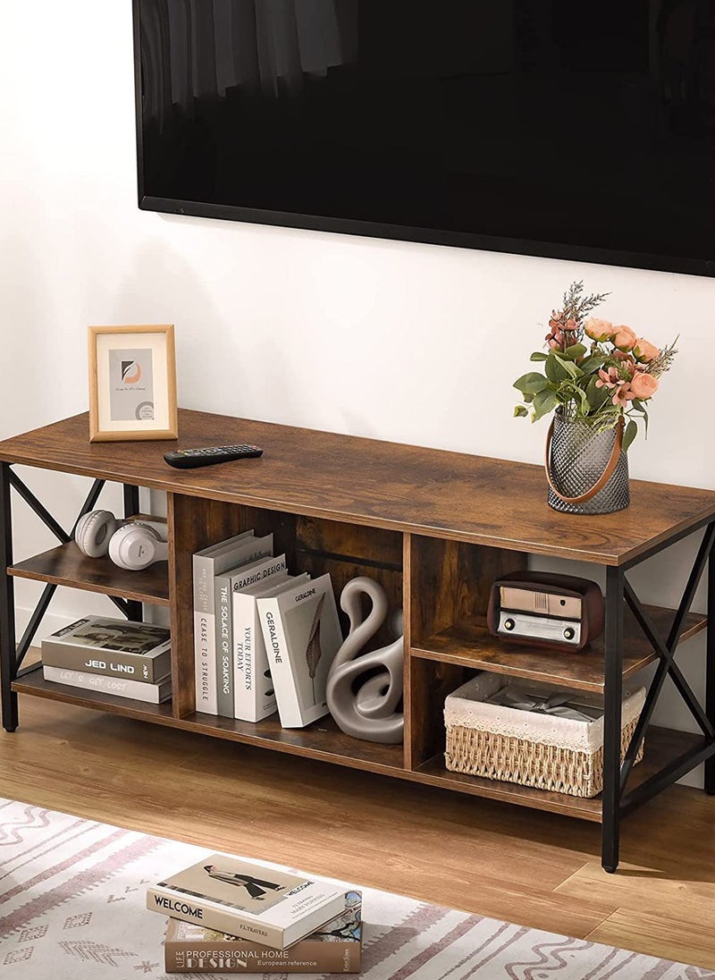 Sharpdo Living Room Home TV Cabinet with Multi-layer Storage and Strong Load-Bearing Capacity 105*37*46CM - Image 1