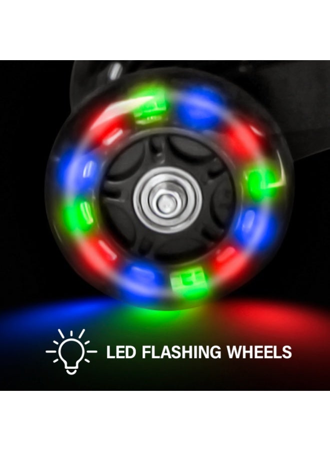ZIGGY Swing Car Ride-On Toy for Kids Ages 2+ | Pink Wiggle Car with LED PU Wheels, Butterfly Steering, Footrests, No Batteries or Pedals | ZG-2002 - Image 3