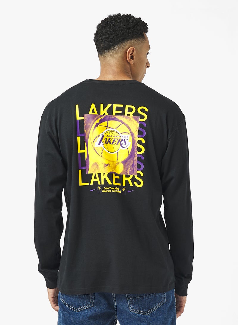 Nike Los Angeles Lakers Max90 T-Shirt - Image 2