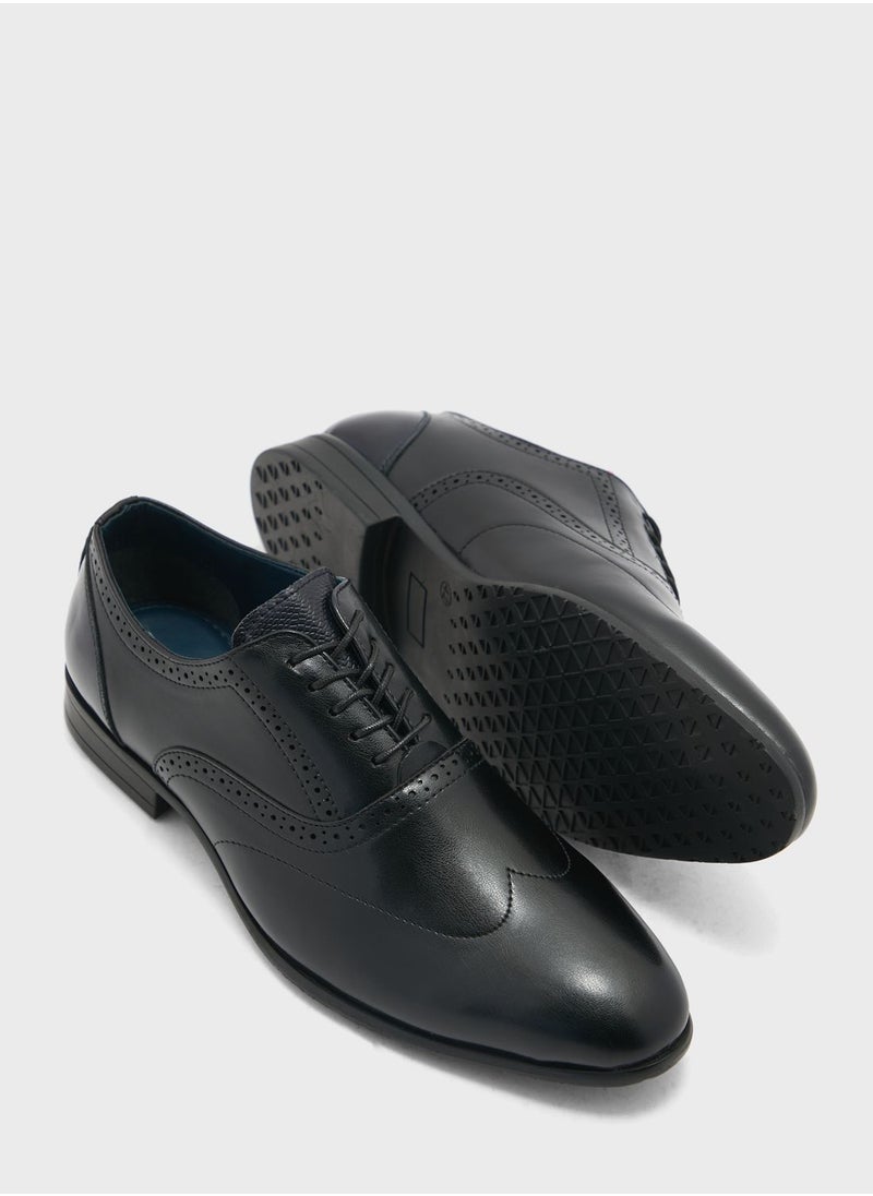 Robert Wood - Oxford  Brogue Formal Lace Ups - Image 1